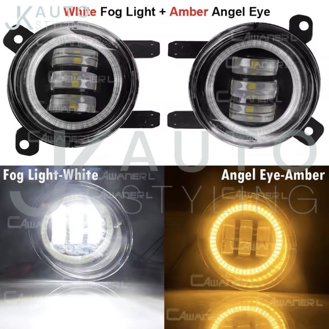 BMW 1 Series F20 F21 2011-2015 Daytime Amber Halo Lights Front Fog DRL Angel