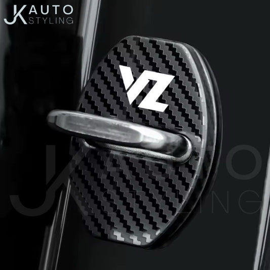 Carbon Stainless Door Lock Covers For Cupra VZ Formentor Leon Born Ateca 4pcs