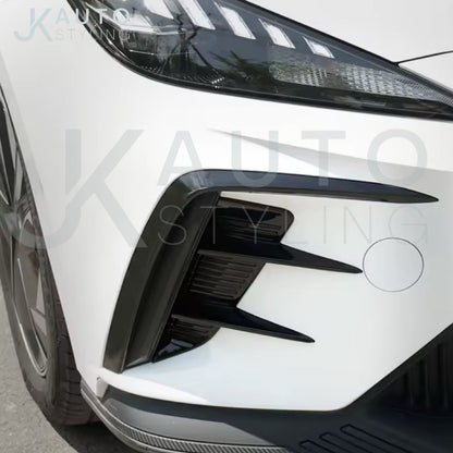 MG4 EV Mulan Electric 2023 2024 2025 Gloss Black Front Bumper Side Vent Canards