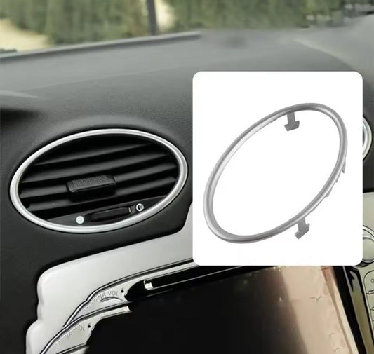 Ford Focus MK2 Matt Silver Air Con Vent Outlet Surround Replacement Trim 1pc