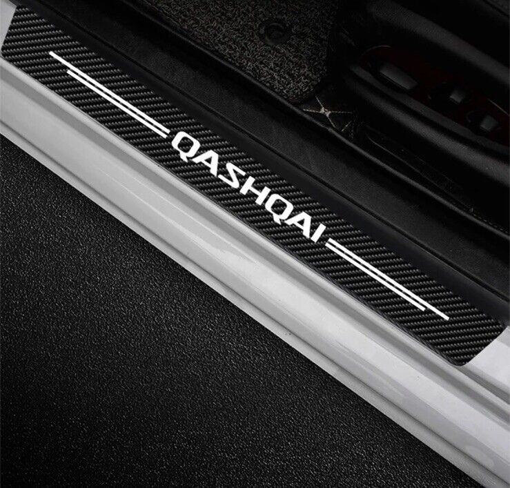 Kit Modanatura Montante B In Acciaio Inox Per Nissan Qashqai J10 2008-2013 - Adesivi Per Styling Auto, Nero