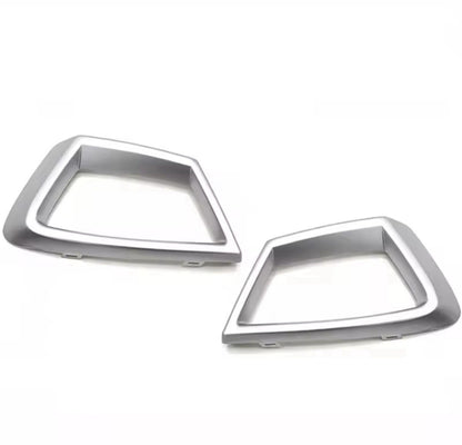 Ford Fiesta MK7 2008-2012 Silver Lower Central Grille Frame Trims 2pcs