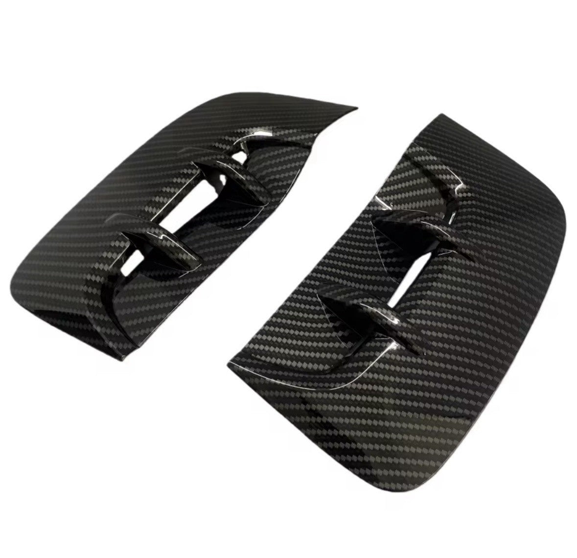 Kia Stinger 2017-2023 Carbon Fibre Side Fender Vent Canards Trims 2pcs