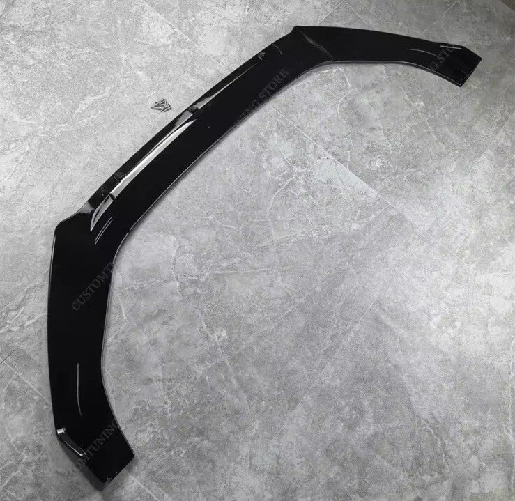Ford Fiesta ST ST Line MK8 2018-2021 Front Splitter Gloss Black Bumper Lip