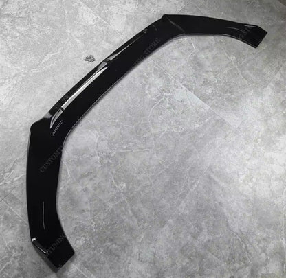 Ford Fiesta ST ST Line MK8 2018-2021 Front Splitter Gloss Black Bumper Lip