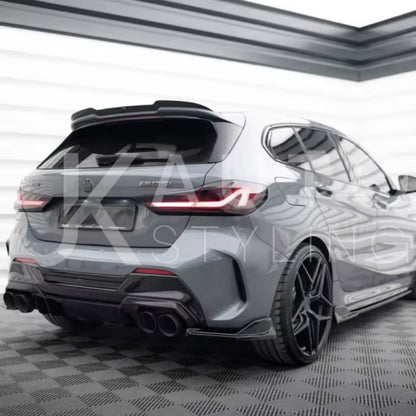 BMW 1 Series F40 M-Pack M135i Gloss Black Rear Spats Corner Splitters Aero Style