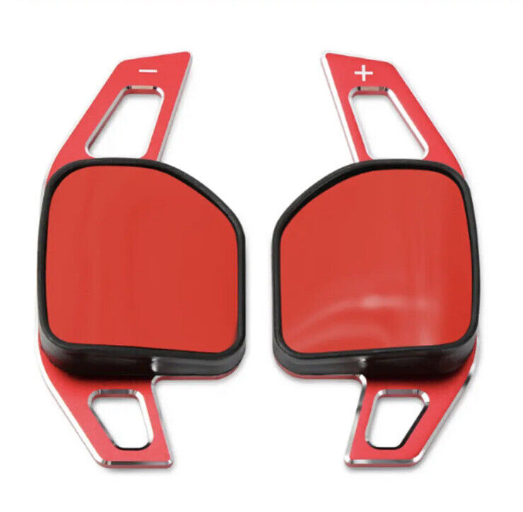 Seat Leon Ibiza Ateca Tarraco Cupra Paddle Shift Extensions Red Metal