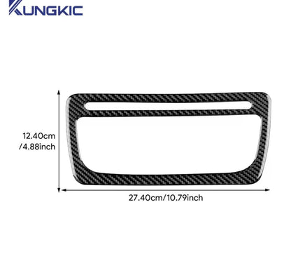 Seat Ibiza 6j 2009-2014 Carbon Fibre Centre Dash Radio Screen CD Surround Trim