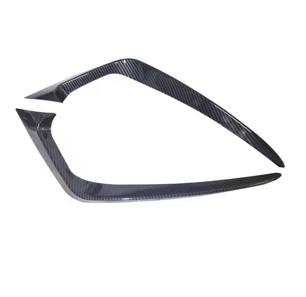 Ford Fiesta ST MK7 Carbon Fibre Front Bumper Canards Side Vent Fog Blade Trims