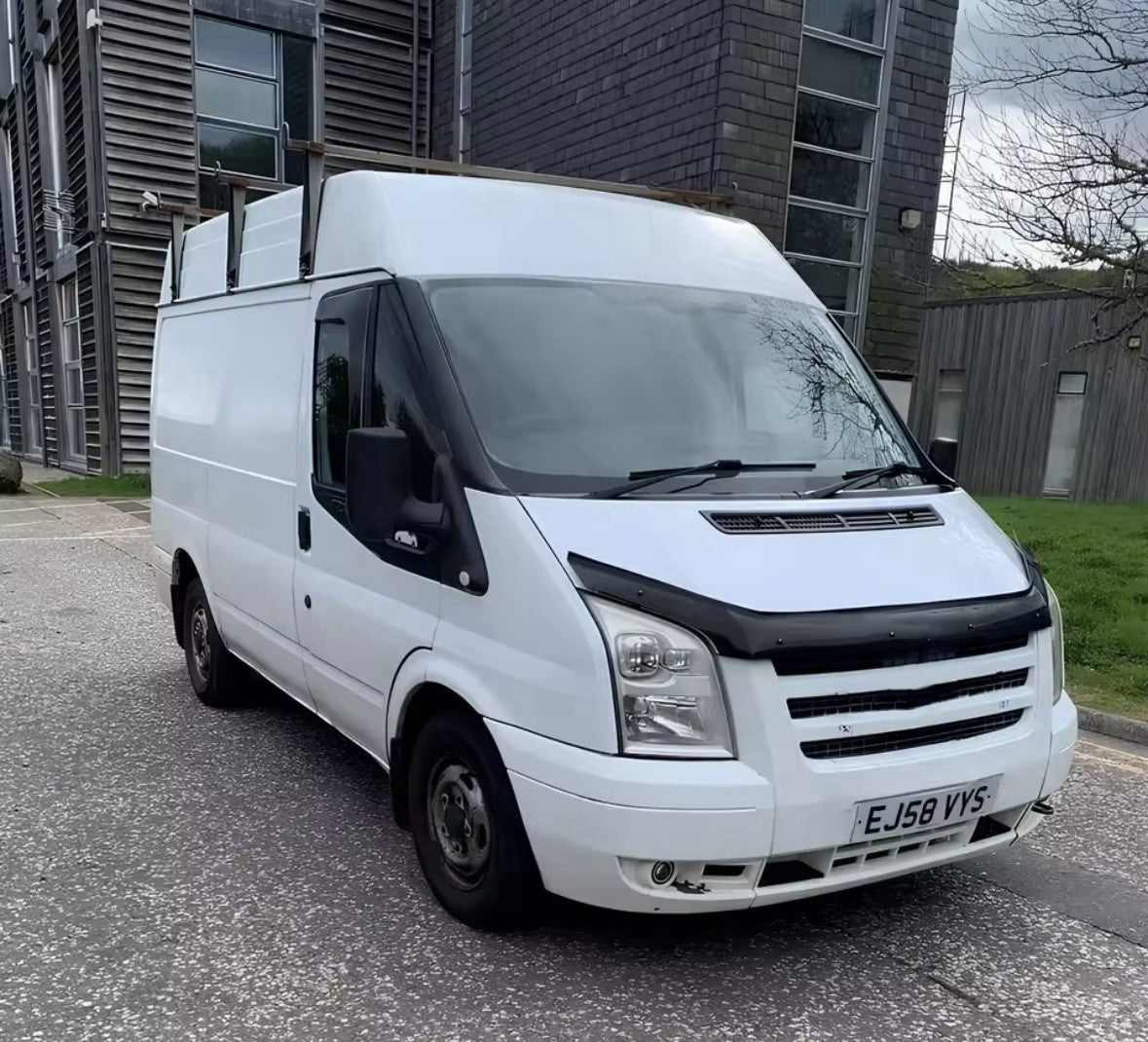 FORD TRANSIT MK7 2006-2013 BONNET WIND DEFLECTOR PROTECTOR GUARD BRA