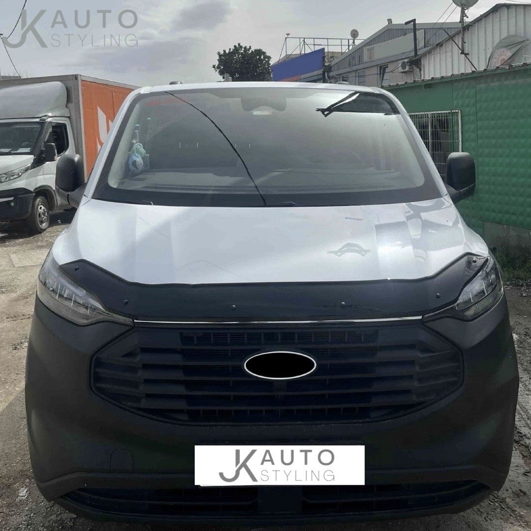 BONNET WIND DEFLECTOR PROTECTOR GUARD BRA FOR FORD TRANSIT CUSTOM 2023+