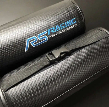 Focus RS Headrest Pillow Carbon Effect PU Leather For Ford Focus RS 2pcs