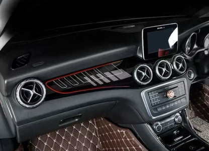 Mercedes CLA GLA W176 W117 X156 Gloss Black AMG Centre Console Dash Trim