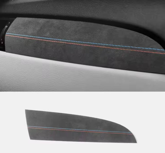 BMW X3 F25 X4 F26 2011-2021 Black Alcantara Centre Dashboard Panel Trim Cover