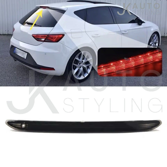 Smoked Lens LED Rear Central Third Brake Light For Seat Leon 5F 2011-2016