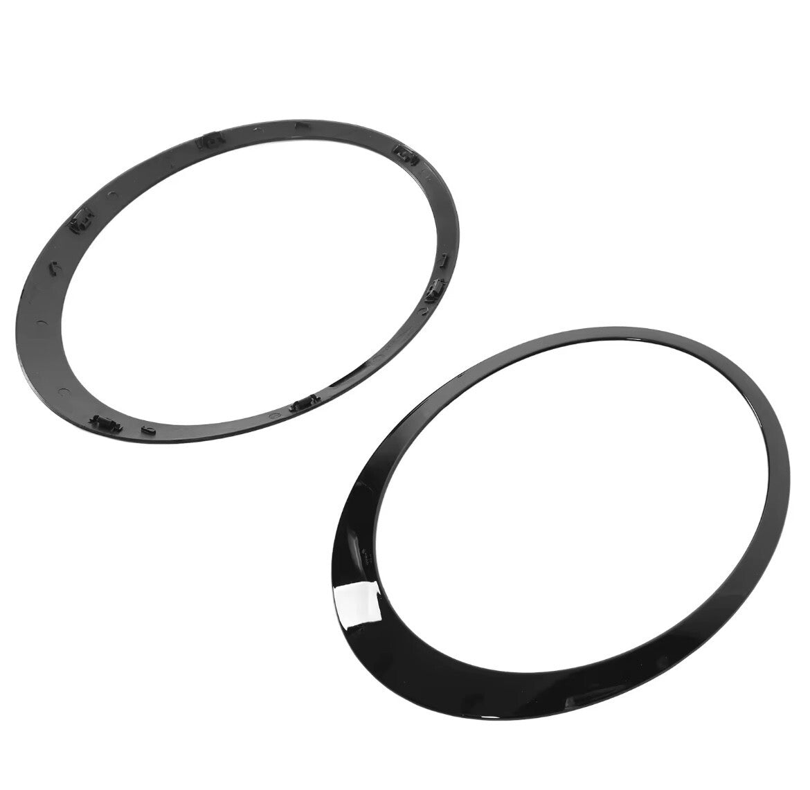 Mini R56 R57 R58 R59 Cooper One S JCW Gloss Black Light Surround Replacement 4pc