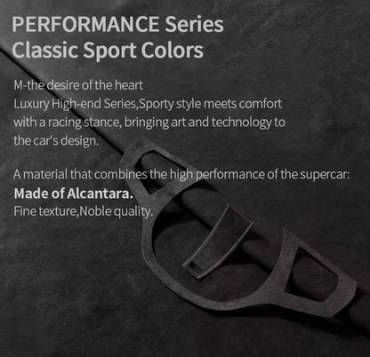 BMW F40 G30 G28 G20 G21 G11 G12 Z4 G32 Alcantara Steering Wheel Trim Pick Colour