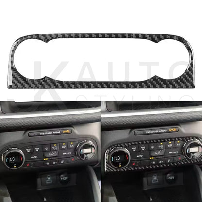 Ford Focus MK4 2018-2021 Carbon Fibre Air Con Control Panel Cover Trim