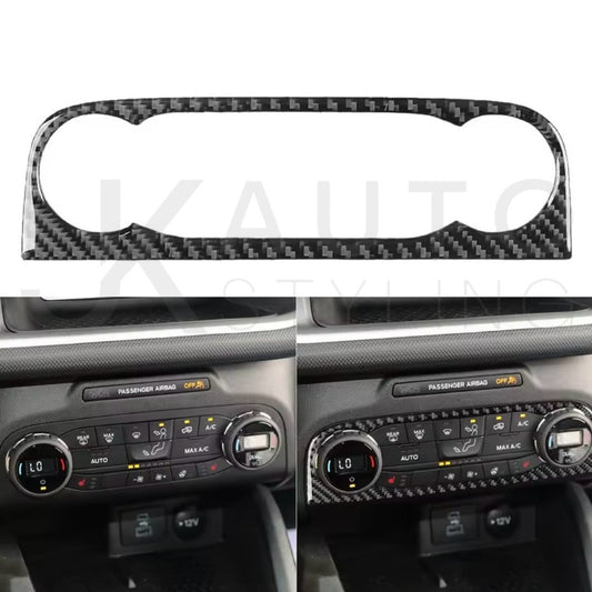 Carbon Fibre Air Con Control Panel Cover Trim For Ford Focus MK4 2018-2021