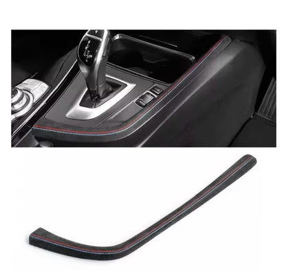 BMW 3 Series F30 F32 F34 2013-2019 Black Alcantara Centre Console Gear Trim Edge