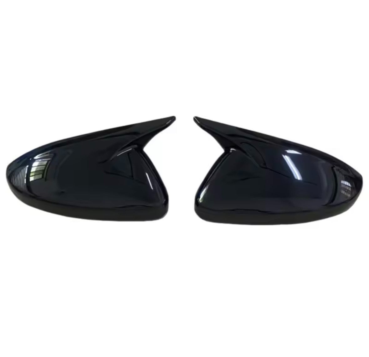 Vauxhall Corsa F 2019-2023 Gloss Black M Style Sport Wing Mirror Caps Covers