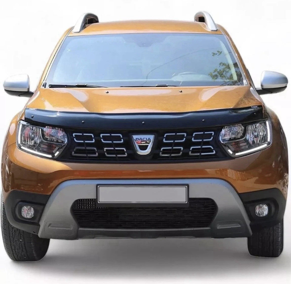 DACIA DUSTER 2018-2022 BONNET WIND DEFLECTOR PROTECTOR GUARD BRA