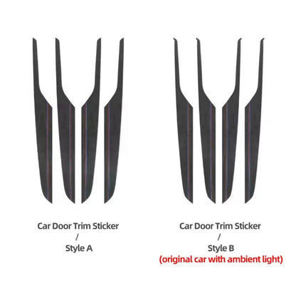 BMW X1 F48 X2 F39 2014-2022 Carbon Fibre Door Card Panel Trim Covers 4pcs (A)