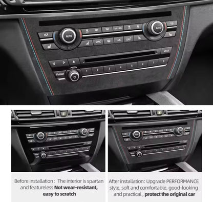 BMW X5 F15 X6 F16 2014-2018 Alcantara Centre Console Air Con CD Panel Trim