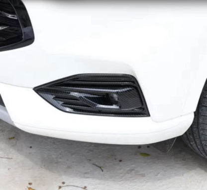 Ford Kuga 2020 2021 2022 Carbon Fibre Front Fog Light Trim Surrounds 2pcs