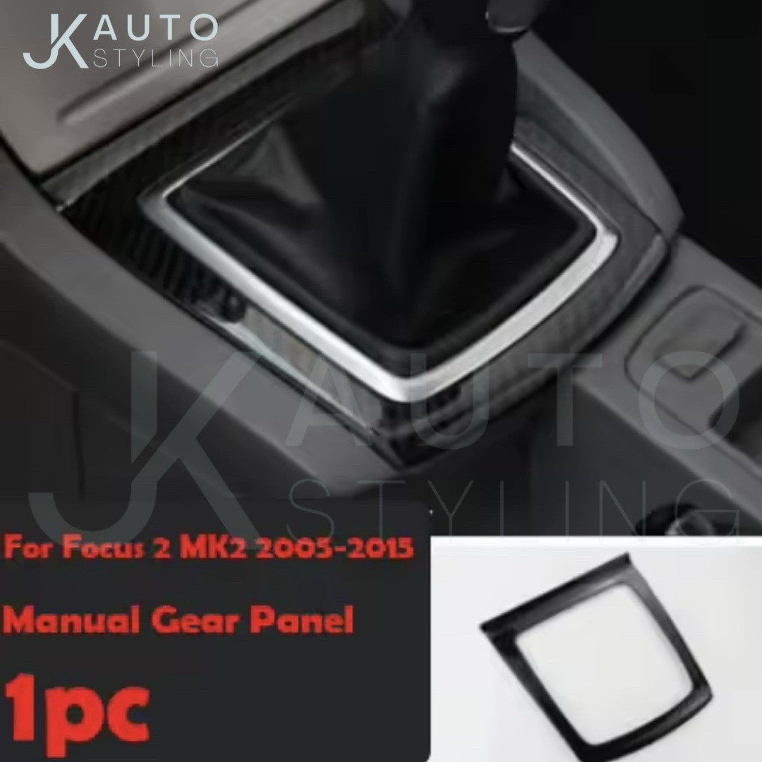 Carbon Fibre Manual Gear Base Surround Trim For Ford Focus MK2 2005-2008