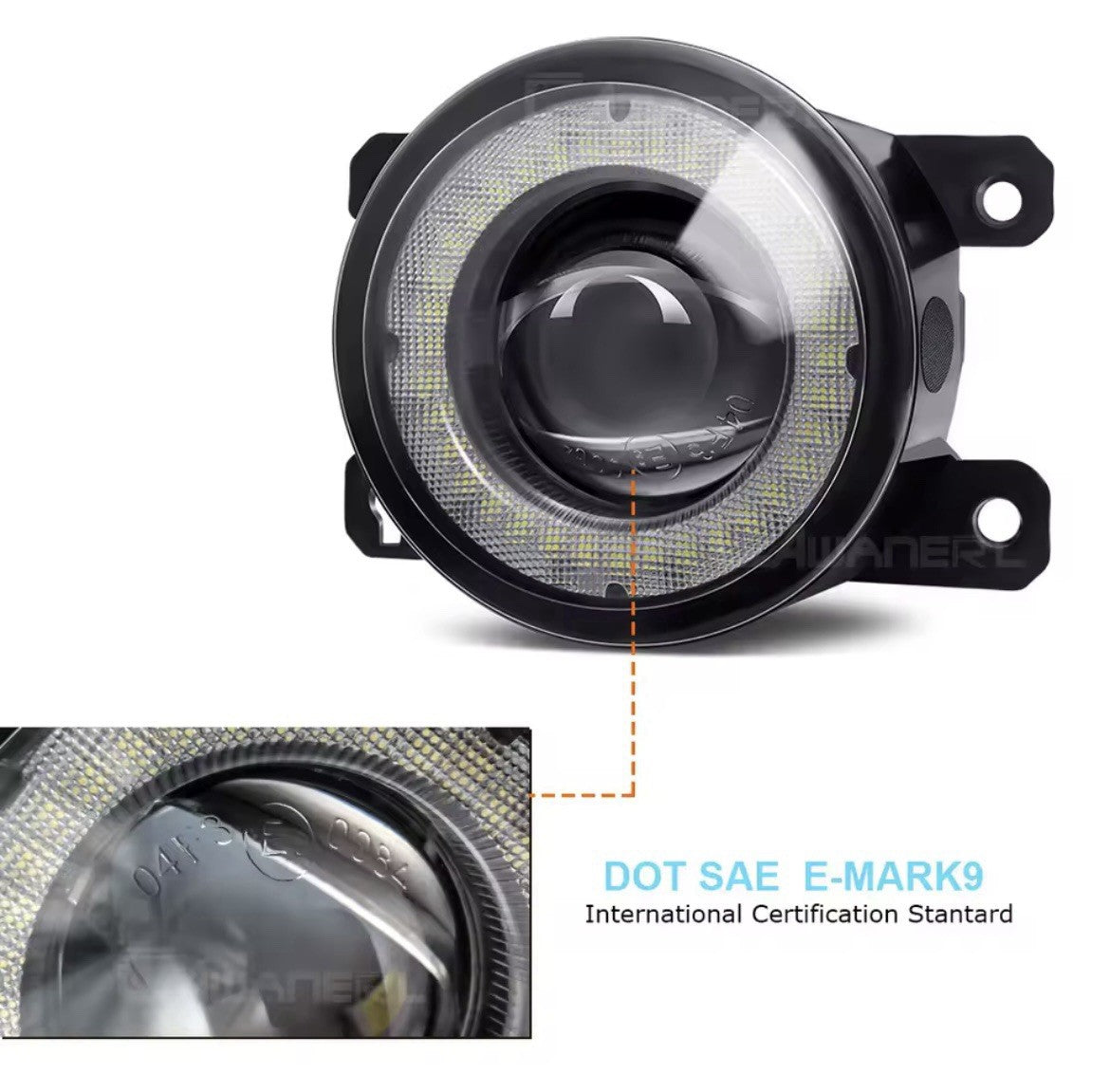 Vuaxhall Astra VXR 1998-2011 Daytime Running Halo Lights Front Fog DRL Angel H11
