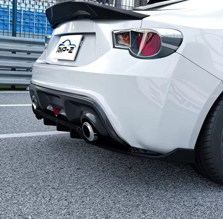 Toyota GT86 Scion FR-S 2013-2016 Subaru BRZ 2013-2021 Gloss Black Rear Diffuser