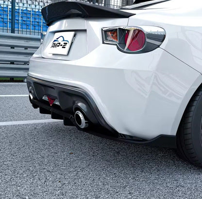 Toyota GT86 Scion FR-S 2013-2016 Subaru BRZ 2013-2021 Gloss Black Rear Diffuser