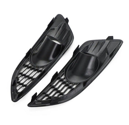 Gloss Black Front Fog Light Surrounds For Ford Fiesta MK7.5 2013-2017 2pcs