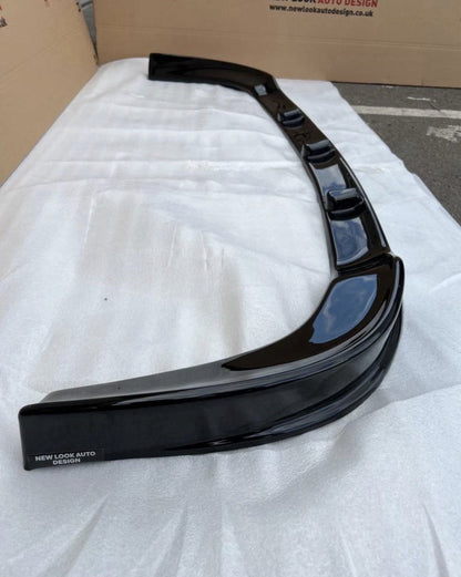 GLOSS BLACK FRONT SPLITTER LIP FOR RENAULT TRAFIC 2014-2018 FRONT BUMPER LIP