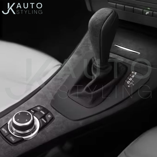BMW 3 Series E90 E92 E93 2005-2012 Black Alcantara Centre Console Panel Overlay