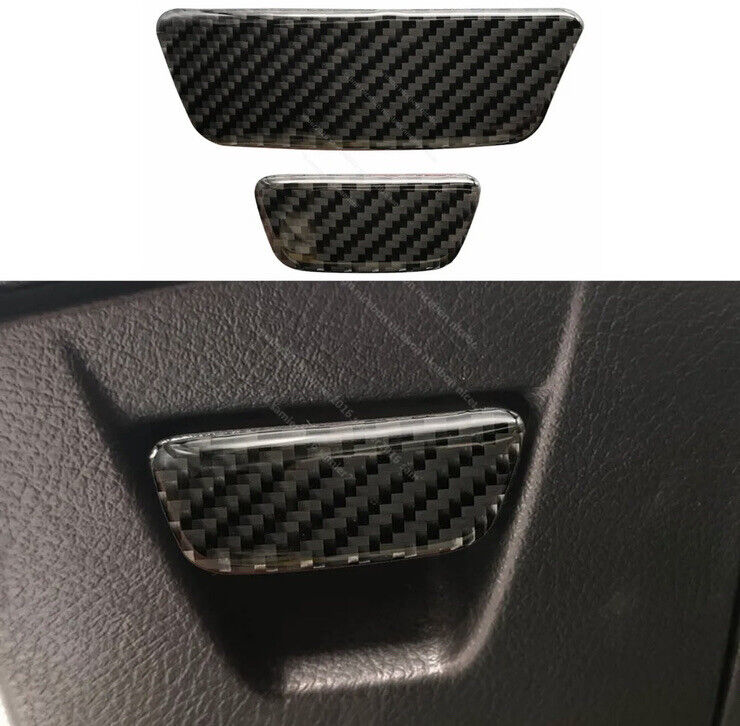 MK3.5 Carbon Fibre Glovebox Handle Cover Trim Overlay For Ford Focus MK3