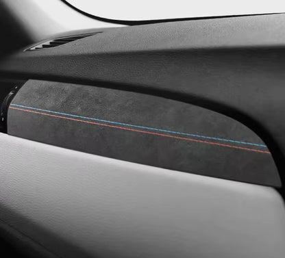 BMW X3 F25 X4 F26 2011-2021 Black Alcantara Centre Dashboard Panel Trim Cover