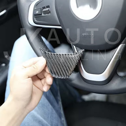 BMW 2 Series F45 F46 X1 F48 Carbon Fibre Steering Wheel Trim Lower V Piece