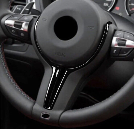 BMW M Sport Series Gloss Black Steering Wheel Central Trim Piece Replacement