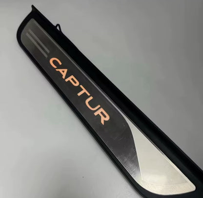 Renault Captur 2020-2025 LED Door Sill Protector Strips Scuff Plates 4pcs