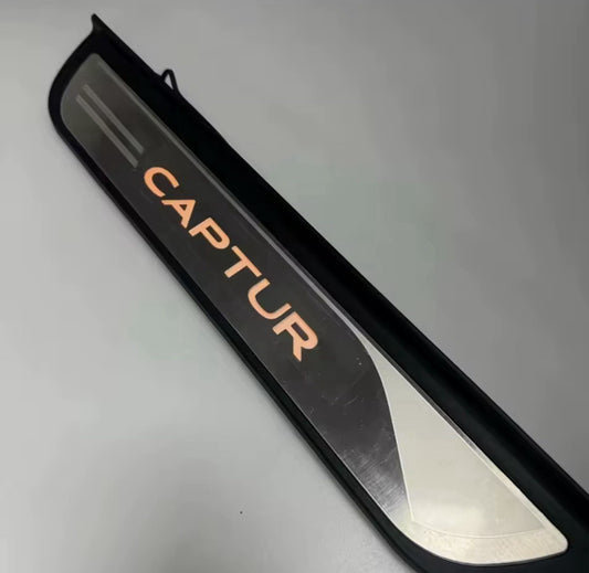 Renault Captur 2020-2025 LED Door Sill Protector Strips Scuff Plates 4pcs