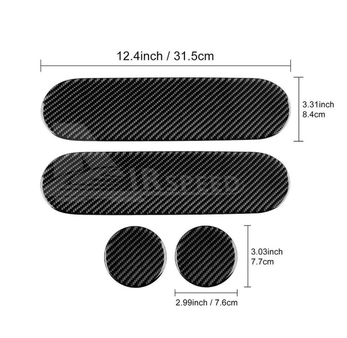 Fiat 500 2008-2024 Abarth 595 695 2012-2024 Seat Adjustment Panel Trim