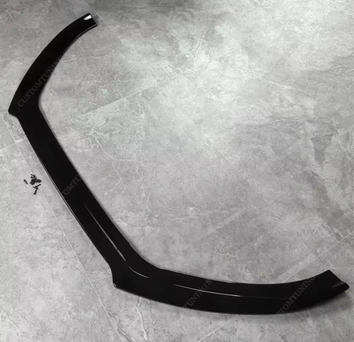 Gloss Black Front Splitter Bumper Lip For Ford Focus RS MK3 2015-2018