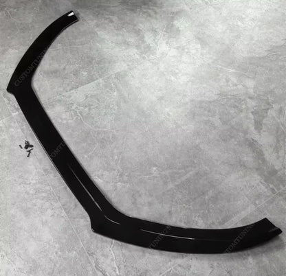 Gloss Black Front Splitter Bumper Lip For Ford Focus RS MK3 2015-2018