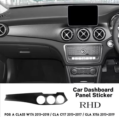 Mercedes A Class W176 CLA C117 GLA X156 Carbon Fibre Effect Dashboard Trim RHD