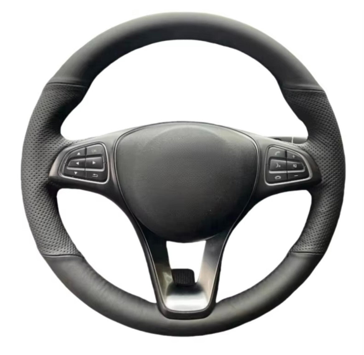 Mercedes ABCEV Class CLA GLA GLC Steering Wheel Cover Self Stitch Choose Colour