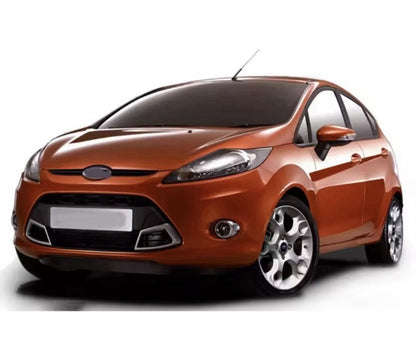 Ford Fiesta MK7 2008-2012 Silver Lower Central Grille Frame Trims 2pcs