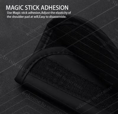 Ford Zetec S Seatbelt Cover Pad For Ford Fiesta Focus Zetec S Black & White 2pcs