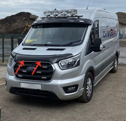 FORD TRANSIT MK8 2014-2020 BONNET WIND DEFLECTOR STONE PROTECTOR GUARD BRA